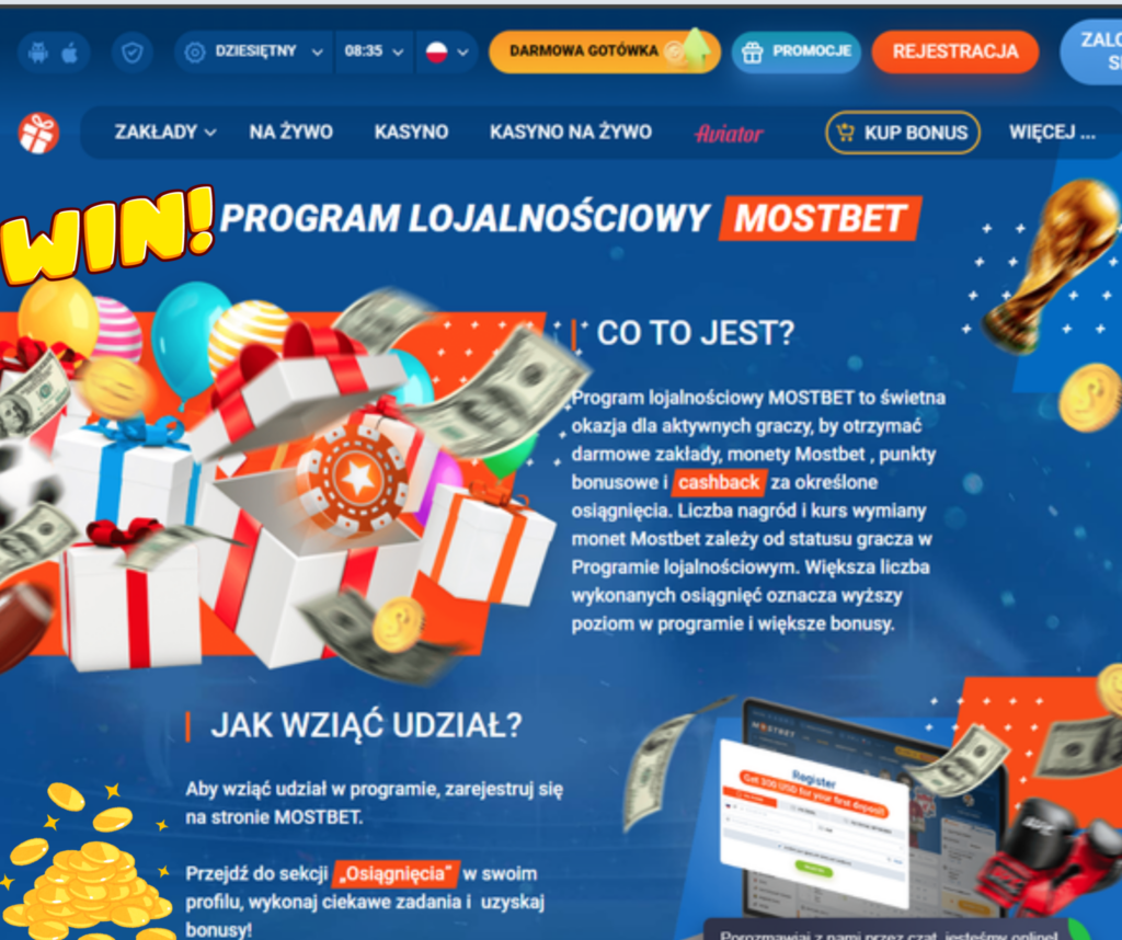 Program lojalnosciowy mostbet